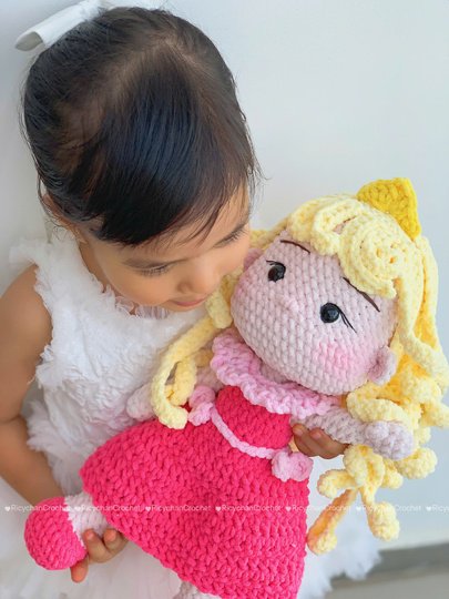 Elora the Sleeping Princess doll crochet pattern