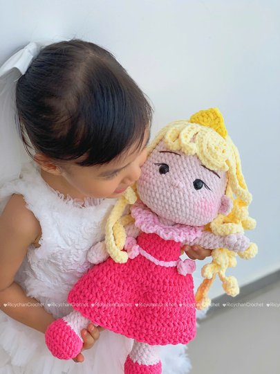Elora the Sleeping Princess doll crochet pattern