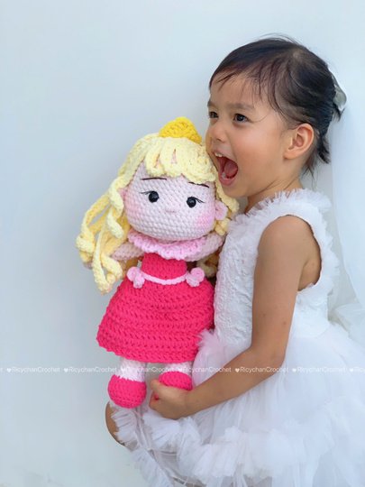 Elora the Sleeping Princess doll crochet pattern