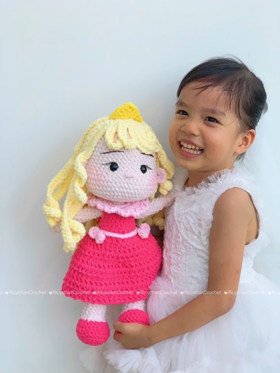 Elora the Sleeping Princess doll crochet pattern