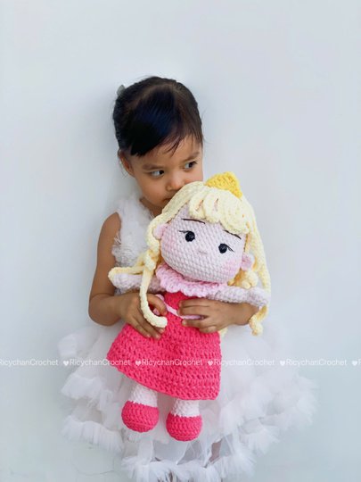 Elora the Sleeping Princess doll crochet pattern