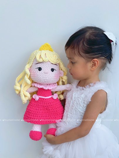 Elora the Sleeping Princess doll crochet pattern