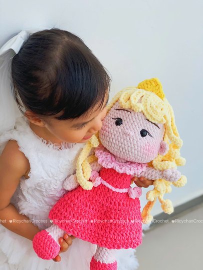 Elora the Sleeping Princess doll crochet pattern