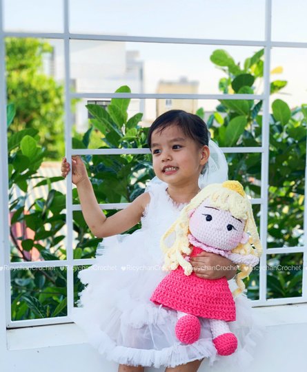 Elora the Sleeping Princess doll crochet pattern