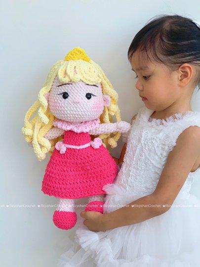 Elora the Sleeping Princess doll crochet pattern