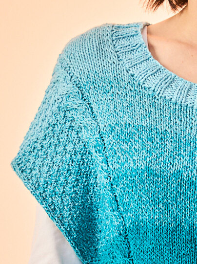 PULLUNDER JOLIE … MIT ZOPFSTREIFEN GESTRICKT