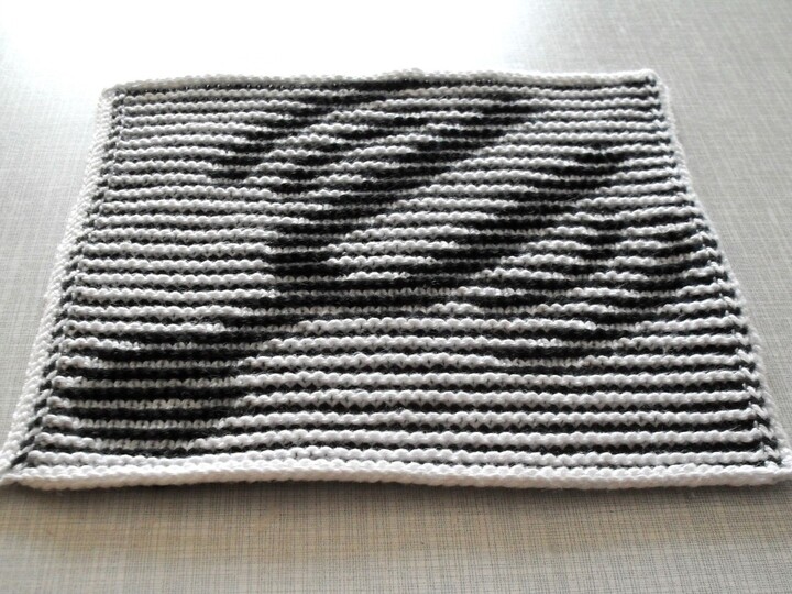 Musik - Stimmgabel in Schattenstricktechnik