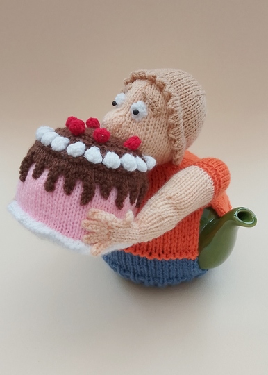 TeaCosyFolk's Cake Lover Tea Cosy Knitting Pattern