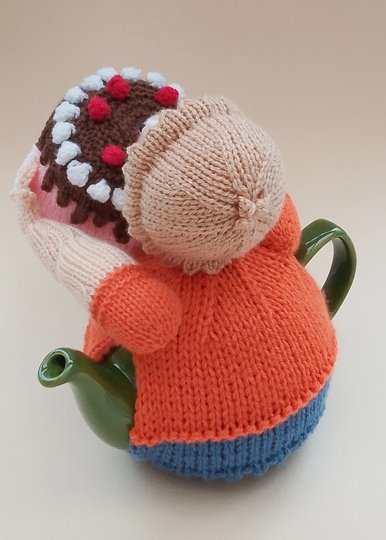 TeaCosyFolk's Cake Lover Tea Cosy Knitting Pattern