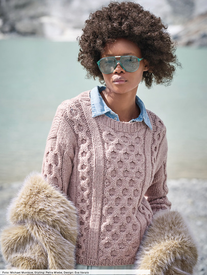 Pulli mit Wabenstrukturen