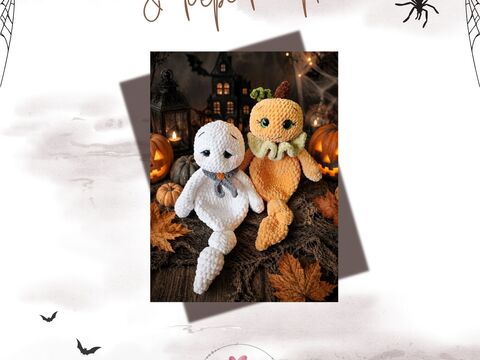 2 in 1 Häkelanleitung Bella Buh und Pepe Pumpkin
