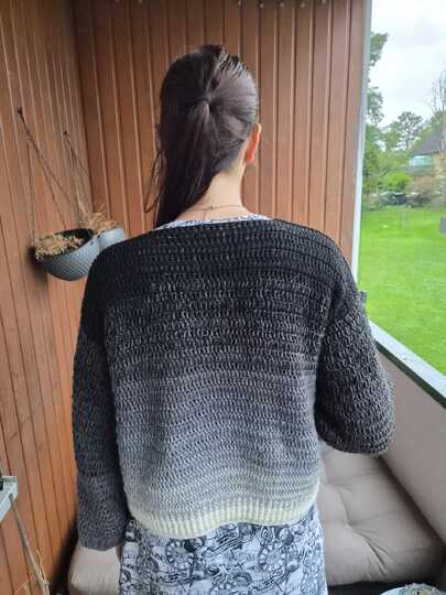 Häkel-Cardigan Cozy Gold