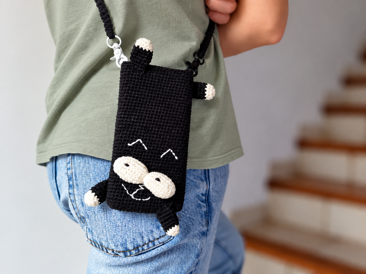 Häkelanleitung Tasche, Handytasche, Umhängetasche für Handy