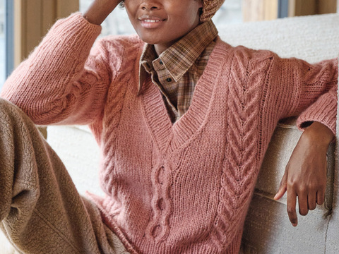 Pulli mit Zöpfen