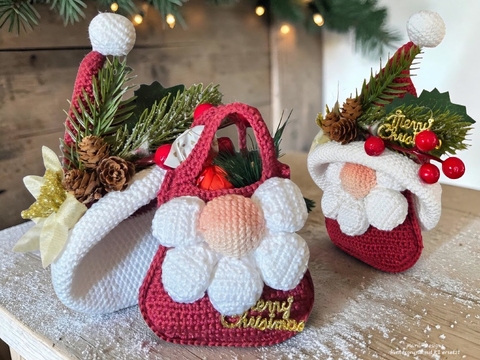 Crochet Pattern – Christmas Elf Gift Bag