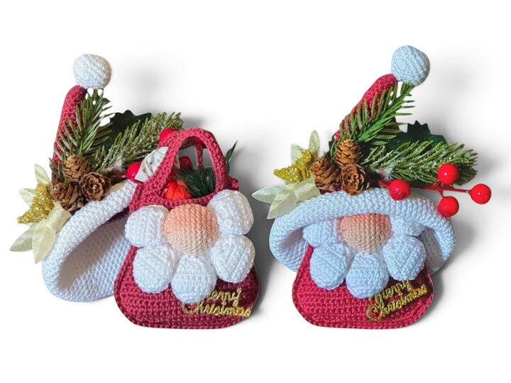 Crochet Pattern – Christmas Elf Gift Bag