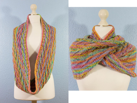 Kuscheliger Loopschal „Quick & Easy“ - Strickanleitung