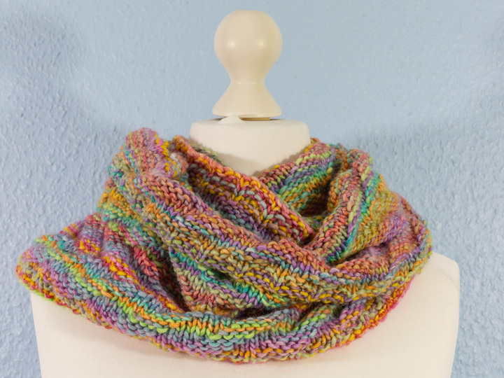Kuscheliger Loopschal „Quick & Easy“ - Strickanleitung