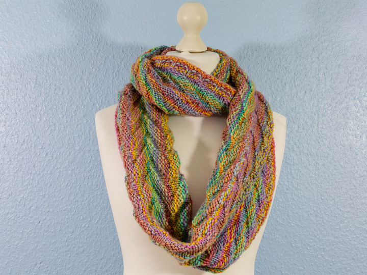 Kuscheliger Loopschal „Quick & Easy“ - Strickanleitung