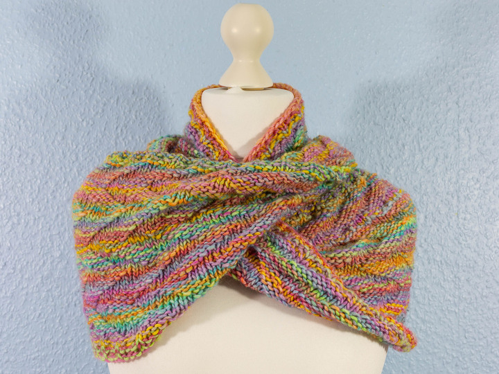Kuscheliger Loopschal „Quick & Easy“ - Strickanleitung