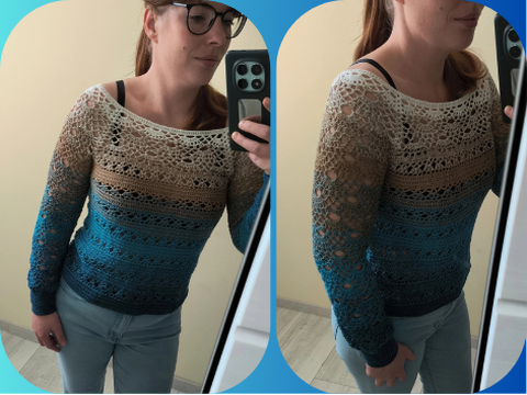 Häkelpullover Hilda Anleitung