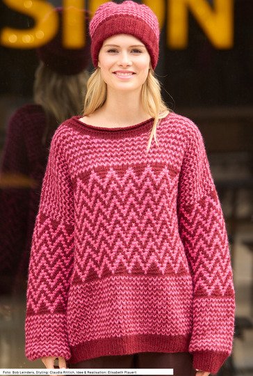 Pullover mit Mütze