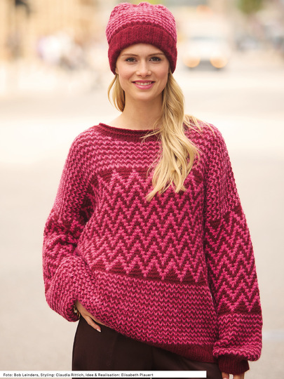 Pullover mit Mütze