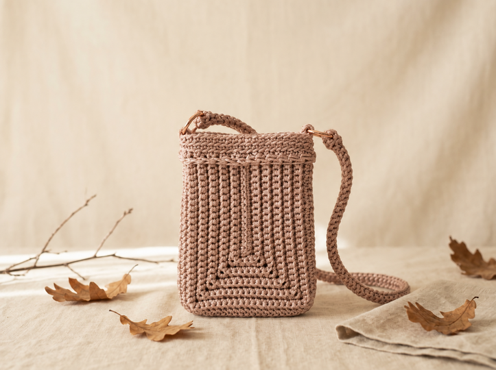 Crocheted Crossbody Bag – Boho Chic Bag