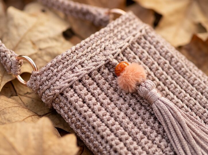 Crocheted Crossbody Bag – Boho Chic Bag