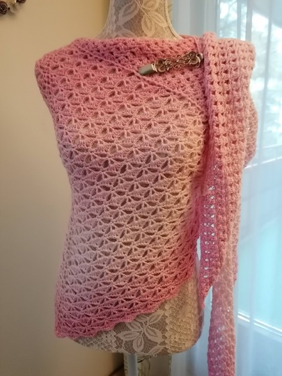 Crochet Pattern Triangular Scarf "Erato"