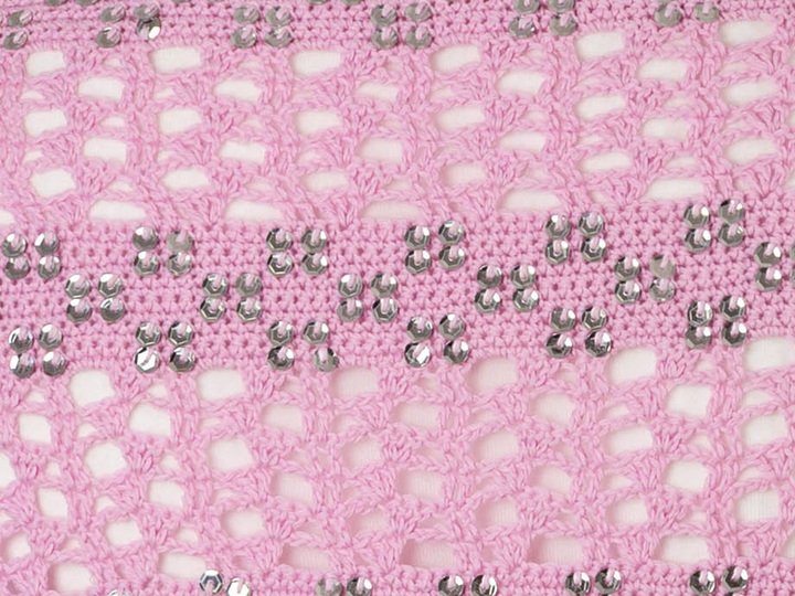 Häkel-Anleitung Schal mit Pailletten „Bling Bling V“