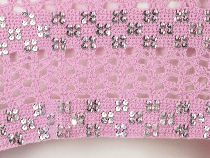 Häkel-Anleitung Schal mit Pailletten „Bling Bling V“