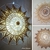 festliches 2-teiliges Mandala "Zimtsternchen" mit Lichterkette zu befüllen