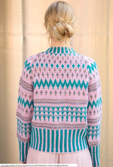 Jacke mit Jacquardmuster