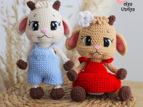 Little Goatie Goat Amigurumi Crochet Pattern