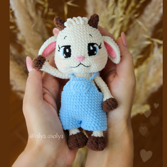 Little Goatie Goat Amigurumi Crochet Pattern