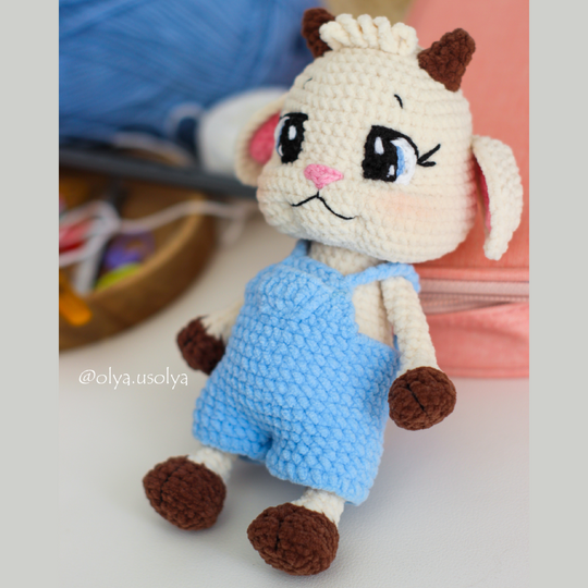 Little Goatie Goat Amigurumi Crochet Pattern