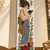 Reading Girl Bookmark Cross Stitch Pattern PDF – Floral Book Lover Design