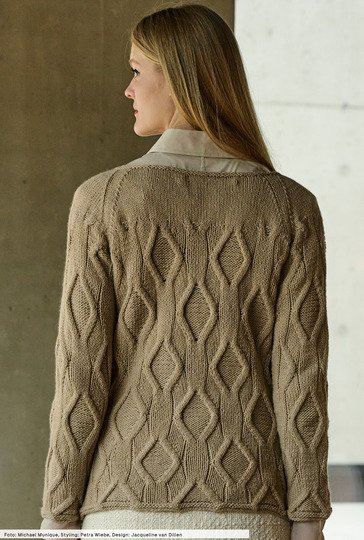 Pulli mit Rautenstrukturen