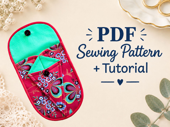 Essentials Pouch Sewing Pattern PDF Pattern Step-by-Step Tutorial & Video