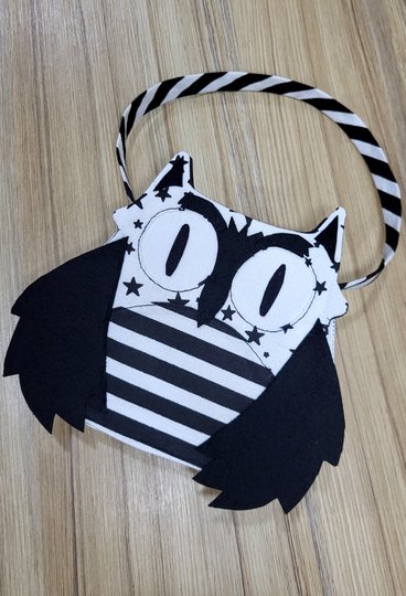 PDF Owl Bag Sewing Pattern DIY Kids’ Owl Purse Halloween Handmade Gifts