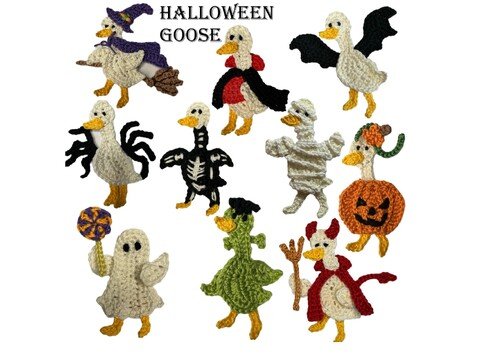 Halloween Goose Crochet Pattern