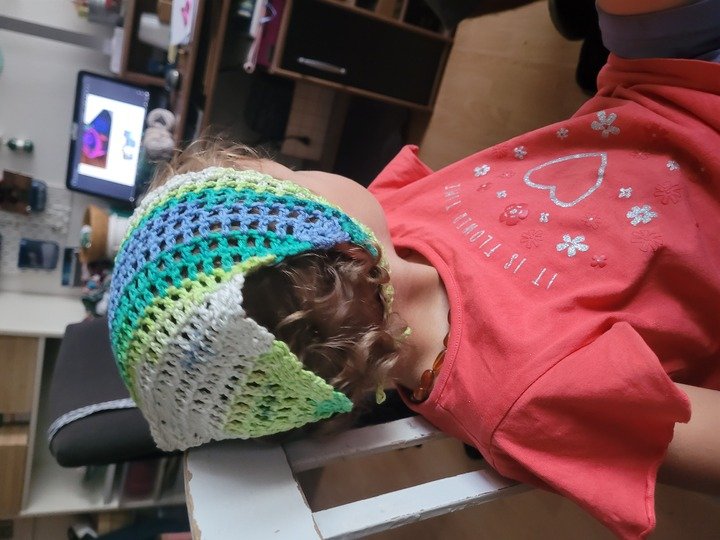 Bandana im Netzmuster