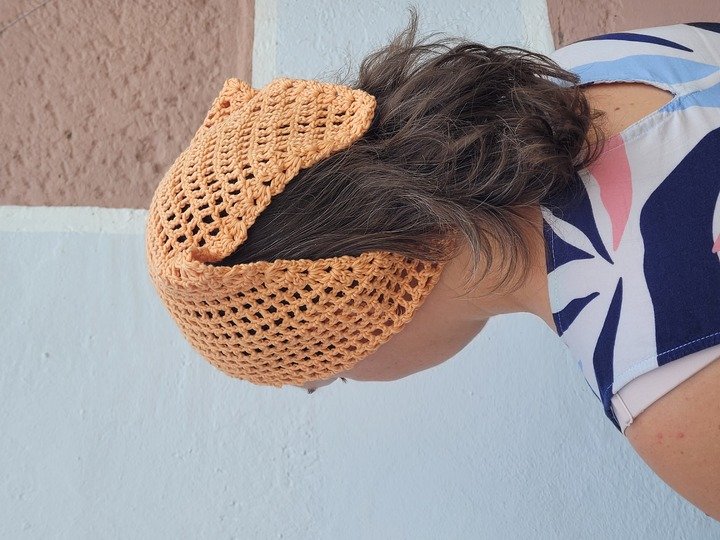 Bandana im Netzmuster