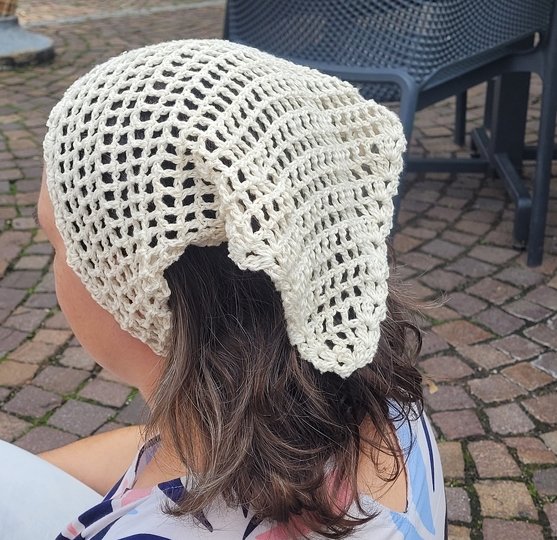 Bandana im Netzmuster