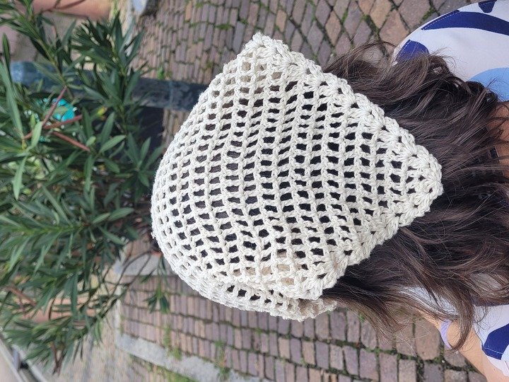 Bandana im Netzmuster