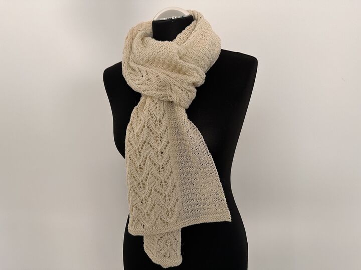 Strickanleitung - Schal "Glänta"