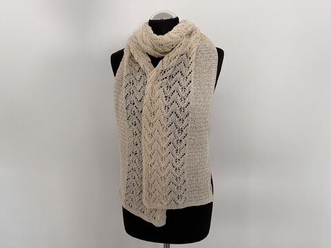 Strickanleitung - Schal "Glänta"