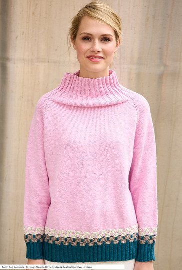 Top down Pullover