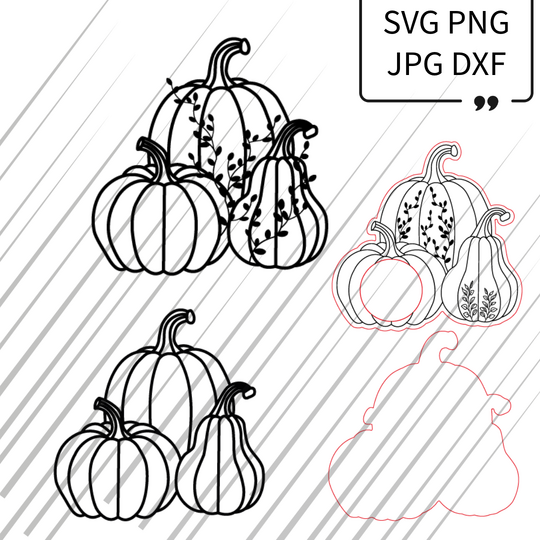 Plotterdatei Laserdatei SVG Kürbis Teelicht